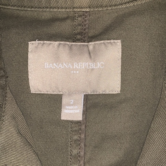 Gently Loved Military Style Coat by Banana Republic - Picture 7 of 12